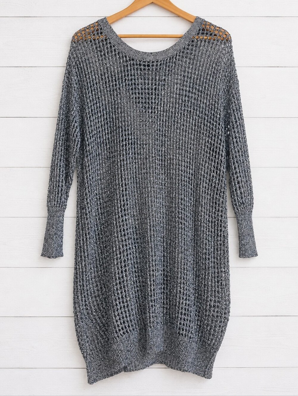 Lane Bryant Open-Knit Long Sweater Size 18/20